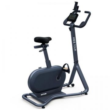 Bicicleta Exerciti KETTLER HOI TOUR STONE, Greutate utilizator 150 kg, Bluetooth, Display LCD, 20 Programe de antrenament (Gri)