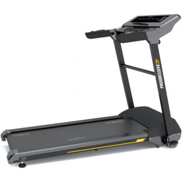 Banda de alergat PROGRESSIVE RUN2500, motor 2 CP, viteza 1-16 km/h, Bleutooth + App, inclinare electrica, greutate maxima utilizator 120 kg
