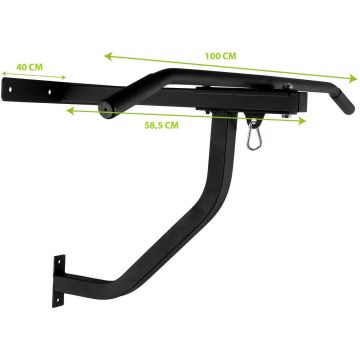 Bara de tractiuni cu suport perete pentru Sac de Box VirtuFit