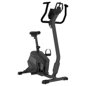 Bicicleta fitness exercitii KETTLER TOUR 400, Volanta 6 Kg, Greutate utilizator 130 Kg, Ecran LCD, Bluetooth, Suport telefon/tableta, Negru