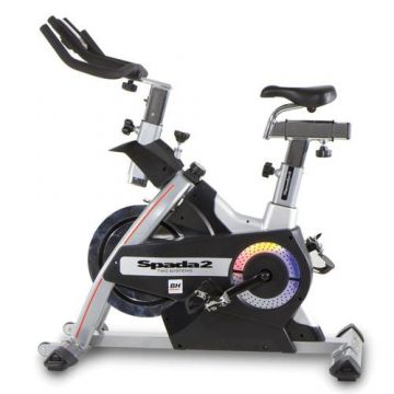 Bicicleta Spining BH FITNESS i.SPADA FTMS, Greutate sistem volanta 20 Kg, Bluetooth, 16 nivele, Greutate maxima utilizator: 130 Kg