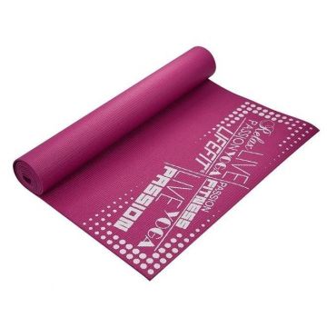 Covoras gimnastica Slimfit, DHS, 173x58x0.4 cm, bordo