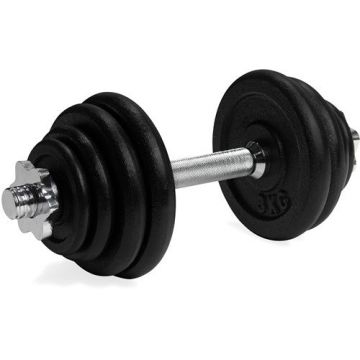 Gantera VirtuFit Ajustabile Cast Iron - 1 x 15 kg