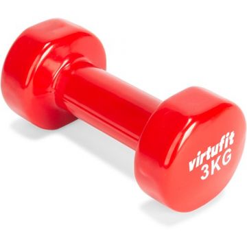 Gantera VirtuFit Vinyl Pro- 3 kg- Rosie