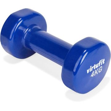 Gantera VirtuFit Vinyl Pro- 4 kg- Albastra