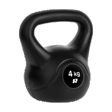 Kettlebell Rebel Active, 4 kg (Negru)