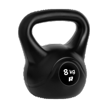 Kettlebell Rebel Active, 8 kg (Negru)