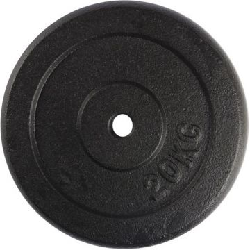 Placa de greutate din fonta - Greutate pentru gantere VirtuFit 30 mm - 20 kg