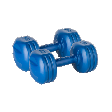 Set gantere Rebel Active RBA-2309, 2 x4kg (Albastru)