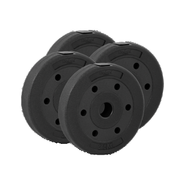 Set discuri greutate Rebel Active, 4x 2.5 kg