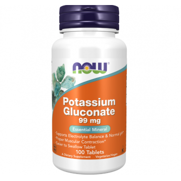 Now Potassium Gluconate 99 mg 250 tab