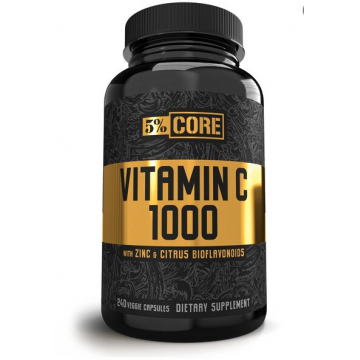 5% NUTRITION VITAMIN C 1000 - CORE SERIES - 240 VCAPS