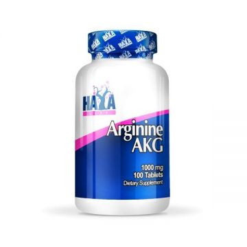 Haya Labs Arginine AKG 1000mg 100 tab