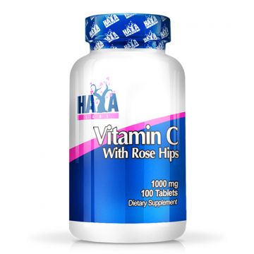 Haya Labs Vitamin C with Rose Hips 1000 mg 100 tab