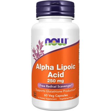 Now Alpha Lipoic Acid 250 mg 60 vcaps