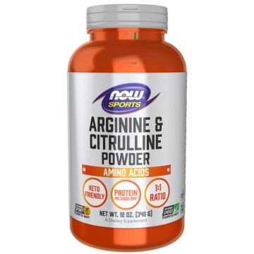 Now Arginine Citrulline 340 grams