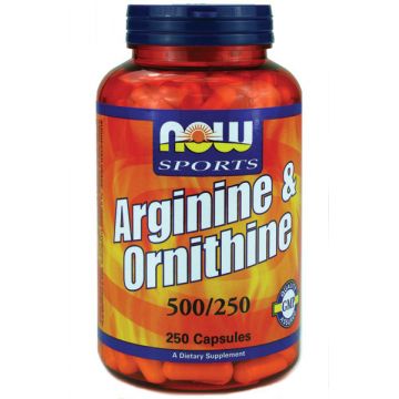 Now Arginine Ornithine 100 vcaps