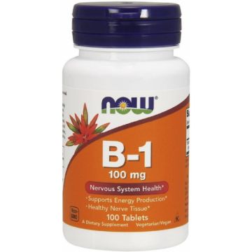 Now Vitamin B-1 Thiamine 100 mg 100 tabs