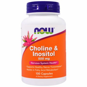 Now Choline + Inositol 100 vcaps