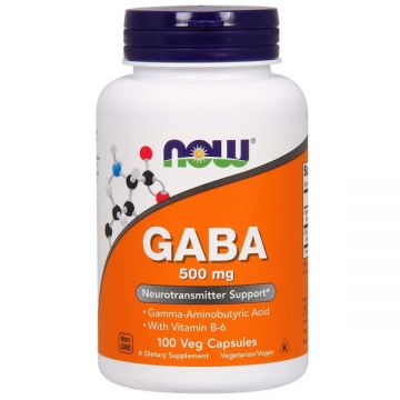Now Gaba 500 mg 100 vcaps