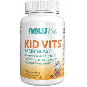 Now Kid Vits Berry Blast 120 chewables