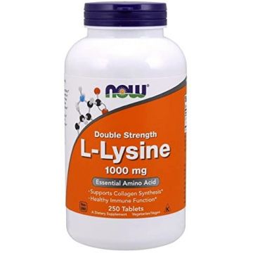 Now L-Lysine 1000mg 250 tablets