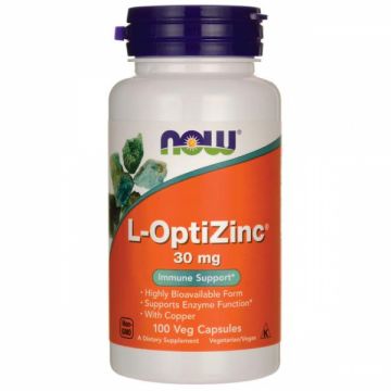 Now L-OptiZinc 30 mg 100 vcaps
