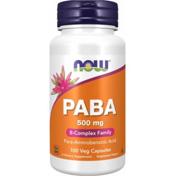 Now PABA 500mg 100 vcaps