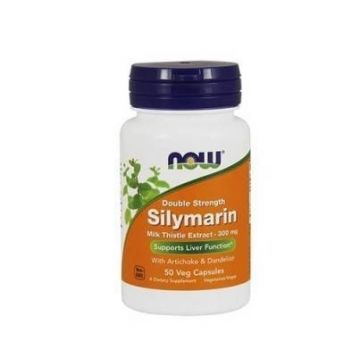 Now Silymarin Double Strength 300 mg 50 veg caps