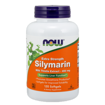 Now Silymarin Extra Strength 450 mg 120 softgels