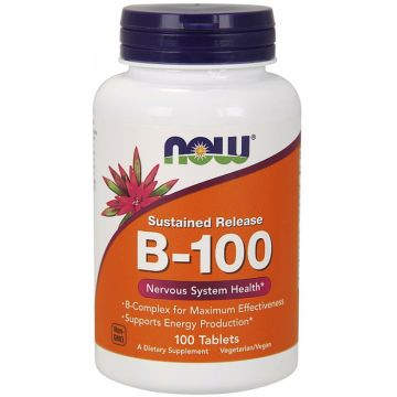 Now Vitamin B-100 Sustained Release 100 tabs