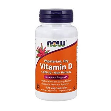 Now Vitamin D 1000 IU Vegetarian - Dry 120 vcaps