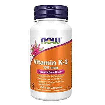 Now Vitamin K-2 100 mcg 100 vcaps
