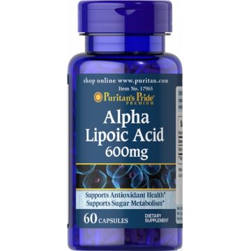 Puritan s Pride Alpha Lipoic Acid 600 mg 60 caps