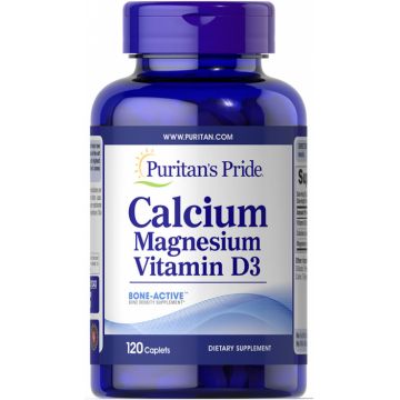Puritan s Pride Calcium Magnesium D3 120 caplets