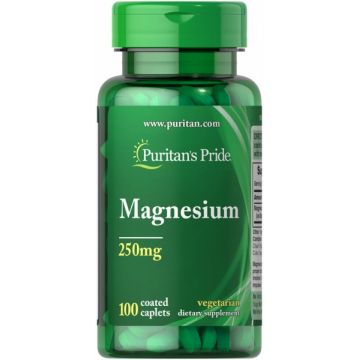 Puritan s Pride Magnesium 250 mg 100 caplets