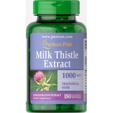 Puritan s Pride Milk Thistle Extract 1000 mg 180 softgel