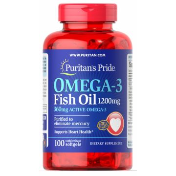 Puritan s Pride Omega 3 Fish Oil 1000 mg 100 softgels