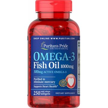 Puritan s Pride Omega 3 Fish Oil 1000mg 250 softgel