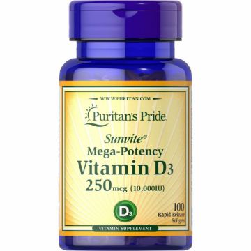 Puritan s Pride Vitamin D3 10.000 IU 100 softgels