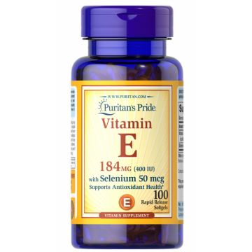 Puritan s Pride Vitamin E-180 mg (400 IU) 50 softgels