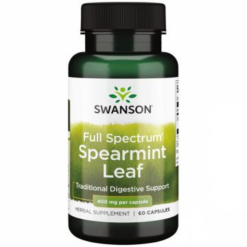 Swanson Full Spectrum Spearmint Leaf 400mg 60 caps