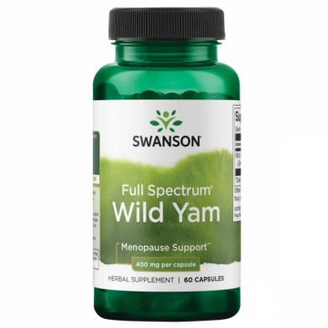 Swanson Full Spectrum Wild Yam 400mg 60 caps