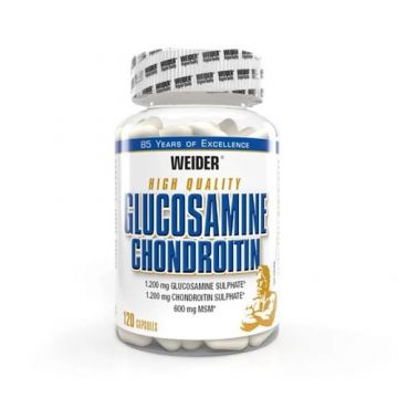 Weider Glucosamine Chondroitin + MSM 120 caps