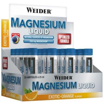 Weider Magnesium Liquid 20 x 25 ml