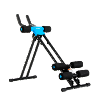 Aparat fitness Rebel Active RBA-2405, Otel, Greutate utilizator 120 kg (Negru)