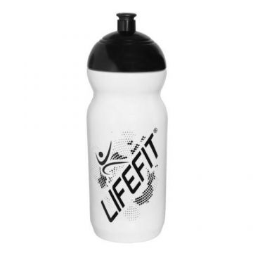 Bidon Apa Lifefit 600 Ml, Alb/Negru