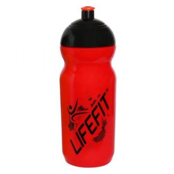 Bidon Apa Lifefit 600 Ml, Rosu/Negru