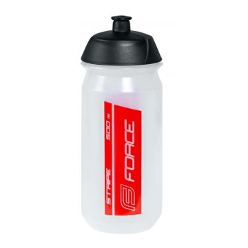 Bidon Force Stripe 0.5l, Transparent