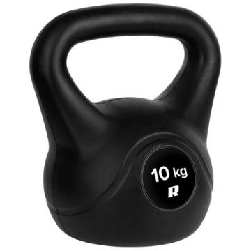 Kettlebell Rebel Active, 10 KG (Negru)